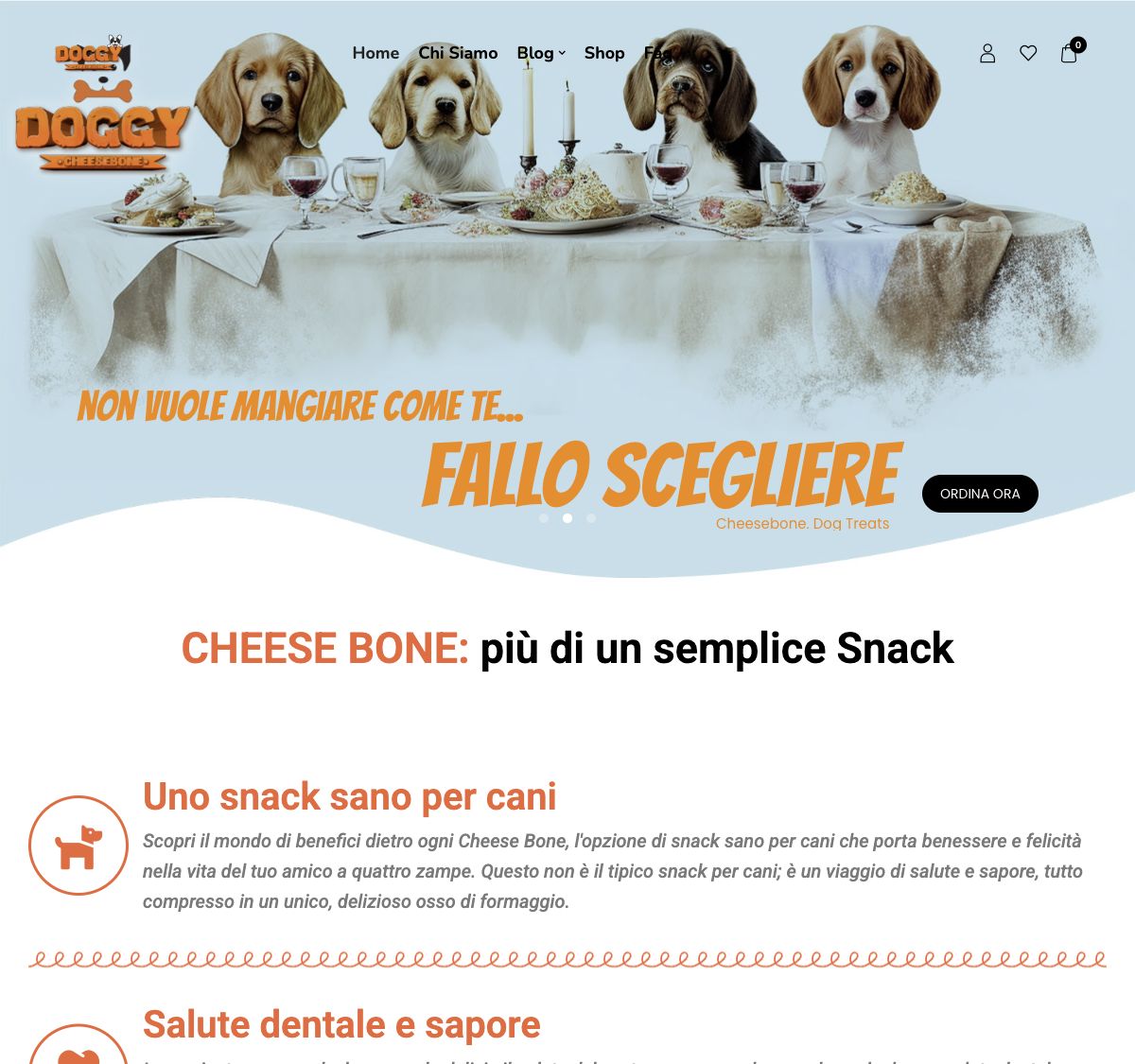 Anteprima dell’e-commerce Doggy Italia